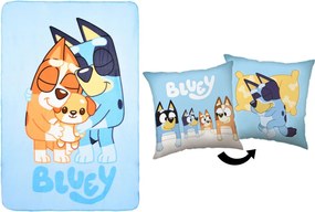 Bluey Snuggle Sleep polár takaró és párna szett, 2 részes