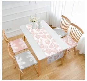 Asztali futó és székpárna szett 5 db-os Tropical Leaves – Mila Home