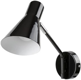 Rabalux Alfons oldalfali lámpa 1x25 W fekete 4504