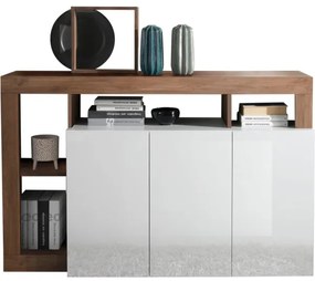 Komód LENOR fehér/tölgy