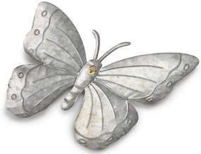 Fali fém dekoráció pillangó BUTTERFLY 40 cm - több színben Termék színe: Lila
