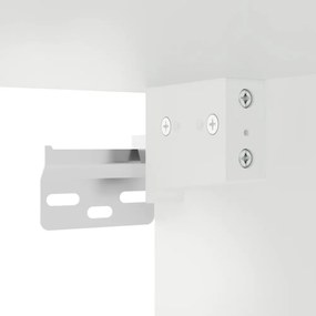 fehér falra szerelhető TV-szekrény 100 x 30 x 41 cm