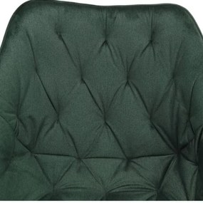 FEDRIS Velvet karosszék zöld