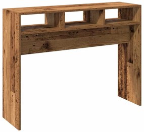 Konzolasztal régi fa 105x30x80 cm műszaki fa
