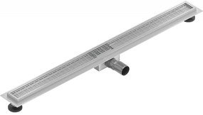 Mexen Flat M33 rozsdamentes acél zuhanytálca 90 cm, rozsdamentes acél, 1033090-15