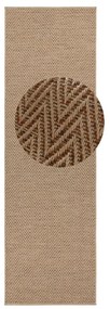 Nature 500 barna futószőnyeg, 80 x 350 cm - BT Carpet