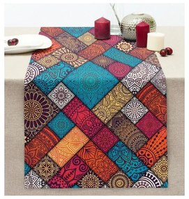 Asztali futó 40x130 cm Mandala Tiles – Mila Home