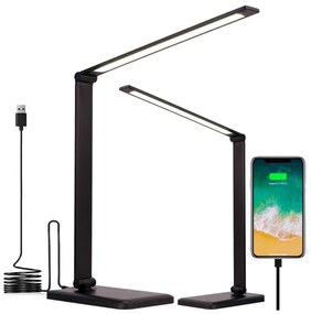 Modern LED asztali lámpa beépített USB porttal