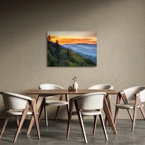 Kep - Vörös hajúak a hegyekben (üvegen) (70x50 cm)