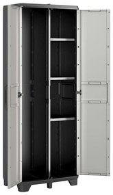 Keter Gear fekete és szürke többcélú tárolószekrény 182 cm