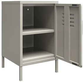 Bézs fém éjjeliszekrény Bradford – Støraa