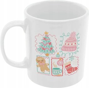 Karácsonyi bögre Karácsonyi Rajzos stílus