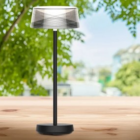 LED Dimmelhető asztali lámpa CASABLANCA LED/3,4W/5V USB 3600 mAh IP44 fekete