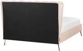 Franciaágy 140 cm Mirabell (bézs) (ágyráccsal) (USB porttal). 1081444