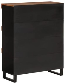 tömör akácfa tálalószekrény 85 x 33 x 107 cm