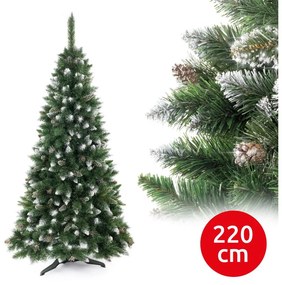 Karácsonyfa CRISTAL SILVER 220 cm fenyő