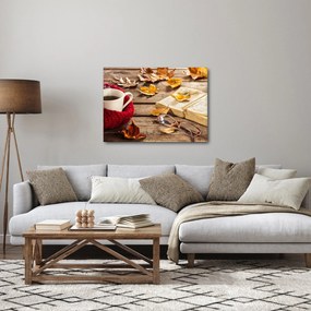 Kép - Őszi csésze tea (70x50 cm)