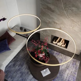 Thoro TH.216 - LED Csillár zsinóron RIO LED/30W/230V CRI90 3000K átm. 55 cm arany