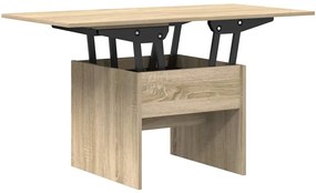 vidaXL Dohányzóasztal Sonoma tölgy 55 x 54,5 x 45 cm Faanyag