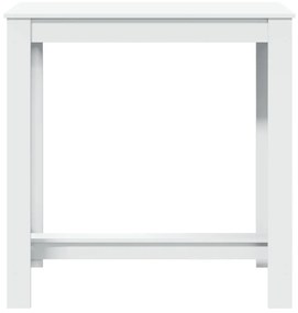 fehér szerelt fa bárasztal 102 x 50 x 103,5 cm