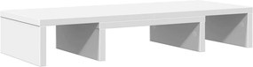 vidaXL fehér szerelt fa állítható monitorállvány 60 x 24 x 10,5 cm