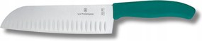 Victorinox santoku kés 6.8524.17C1B zöld (17cm)