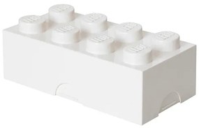 Uzsonnás doboz 10 x 20 x 7,5 cm, többféle - LEGO szín: fehér