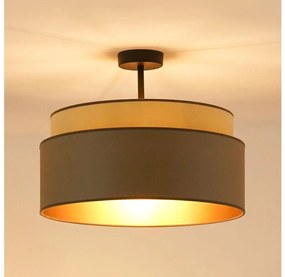 Brilagi - OREGON VEGE 1xE27/15W/230V mennyezeti lámpa, 45 cm, szürke