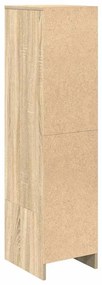 sonoma tölgy szerelt fa magasszekrény 29,5x34x119,5 cm