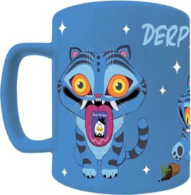 K-pop Démonvadászok Derpy porcelán bögre levehető plüss borítással 440 ml (15,5 oz) Díszdobozban