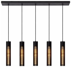 Lucide 73406/05/30 - Csillár zsinóron LIONEL 5xE27/60W/230V