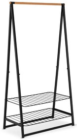 Fekete acél ruhatartó állvány Linn – Brabantia