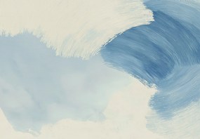 Fotótapéta - Kék vonások (147x102 cm)