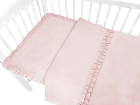 Baby Nellys 2-dílné pamut ágynemű, Royal - rózsaszín 120x90