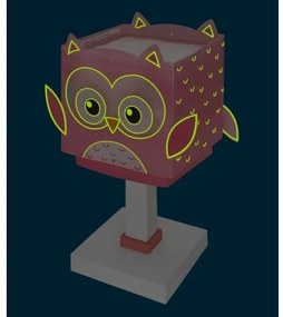 Dalber 64481N - LED gyermeklámpa LITTLE OWL 1xG4/4W/230V rózsaszín