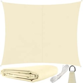 Sunshade sail 3x2m - beige Gardlov 23163