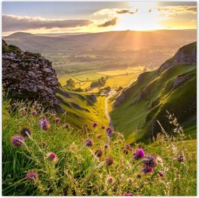 Poszterek 100x100 Gyönyörű tájkép Kilátás