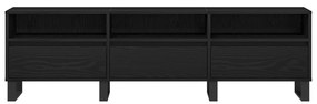 TV Szekrény Fekete Tölgy 150x30x44,5 cm Műanyag