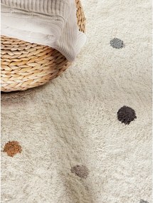 Krémszínű mosható-kézi szövésű pamut gyerek szőnyeg 140x200 cm Snuggle Pippo – Hanse Home