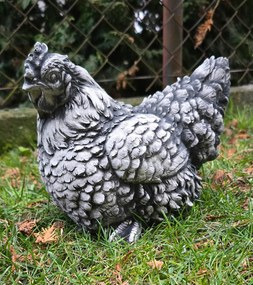 Beton kerti figura Tyúk tyúk figurák a kertbe