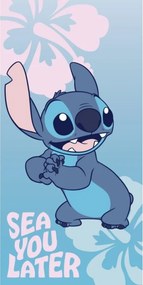 Disney Lilo és Stitch, A csillagkutya Sea You Later fürdőlepedő, strand törölköző 70x140cm (Fast Dry)