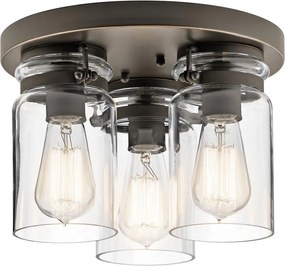 Kichler BRINLEY KL-BRINLEY-F-OZ Süllyesztett mennyezeti lámpa 3x60W/E27