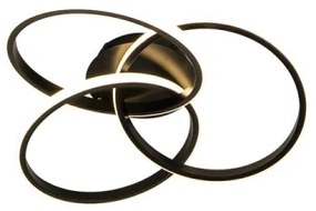 LED Dimmelhető mennyezeti lámpa LED/70W/230V 3000-6500K fekete + távirányítás