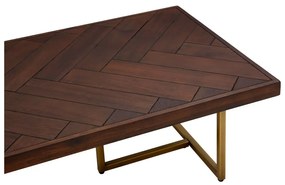 Barna kerek dohányzóasztal 60x120 cm Brando – Premier Housewares