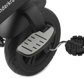 KINDERKRAFT - Gyermek tricikli 5v1 EASYTWIST szürke/fekete