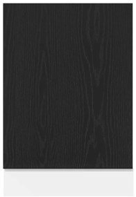 fekete tölgy szerelt fa mosogatógép panel 45x1,5x67 cm