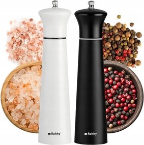 Purlov fűszerdaráló 22 cm só és bors, fa, elegáns szett