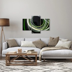 Kép zöld vonalak (90x60 cm)