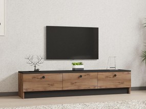 TV asztal/szekrény Vusato (fekete + zafír tölgy) . Akció -21%. 1095280