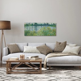 Kép - Claude Monet, Banks of the Seine, reprodukciók (120x50 cm)